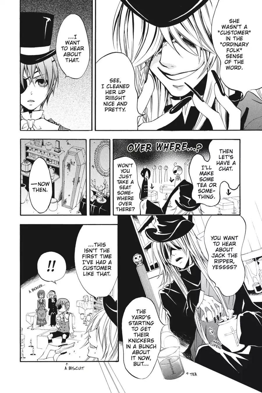 Kuroshitsuji Chapter 6 page 16 - Chapter 6: At noon: The Butler, Activated