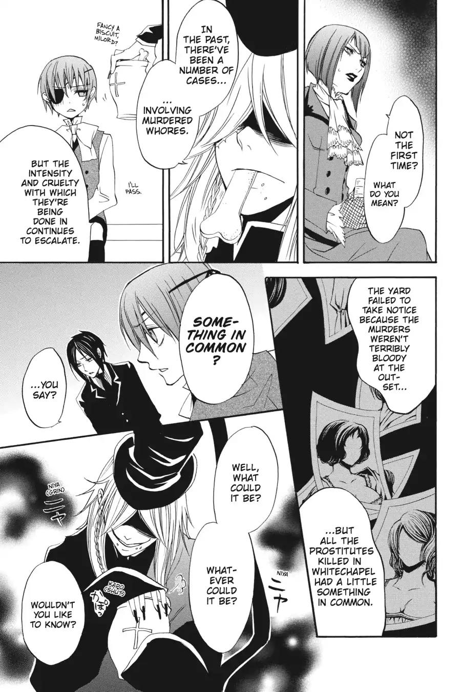 Kuroshitsuji Chapter 6 page 17 - Chapter 6: At noon: The Butler, Activated