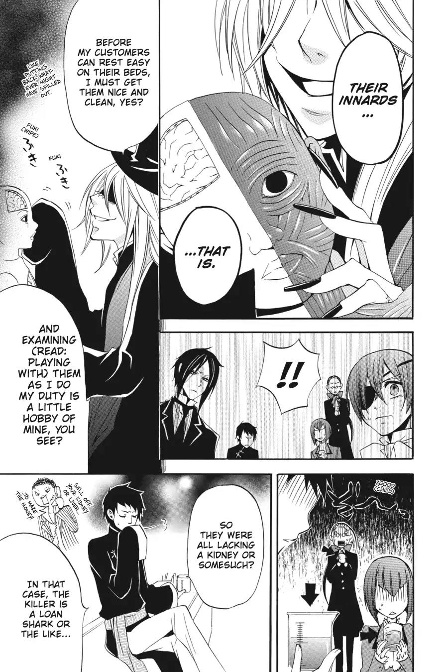 Kuroshitsuji Chapter 6 page 23 - Chapter 6: At noon: The Butler, Activated