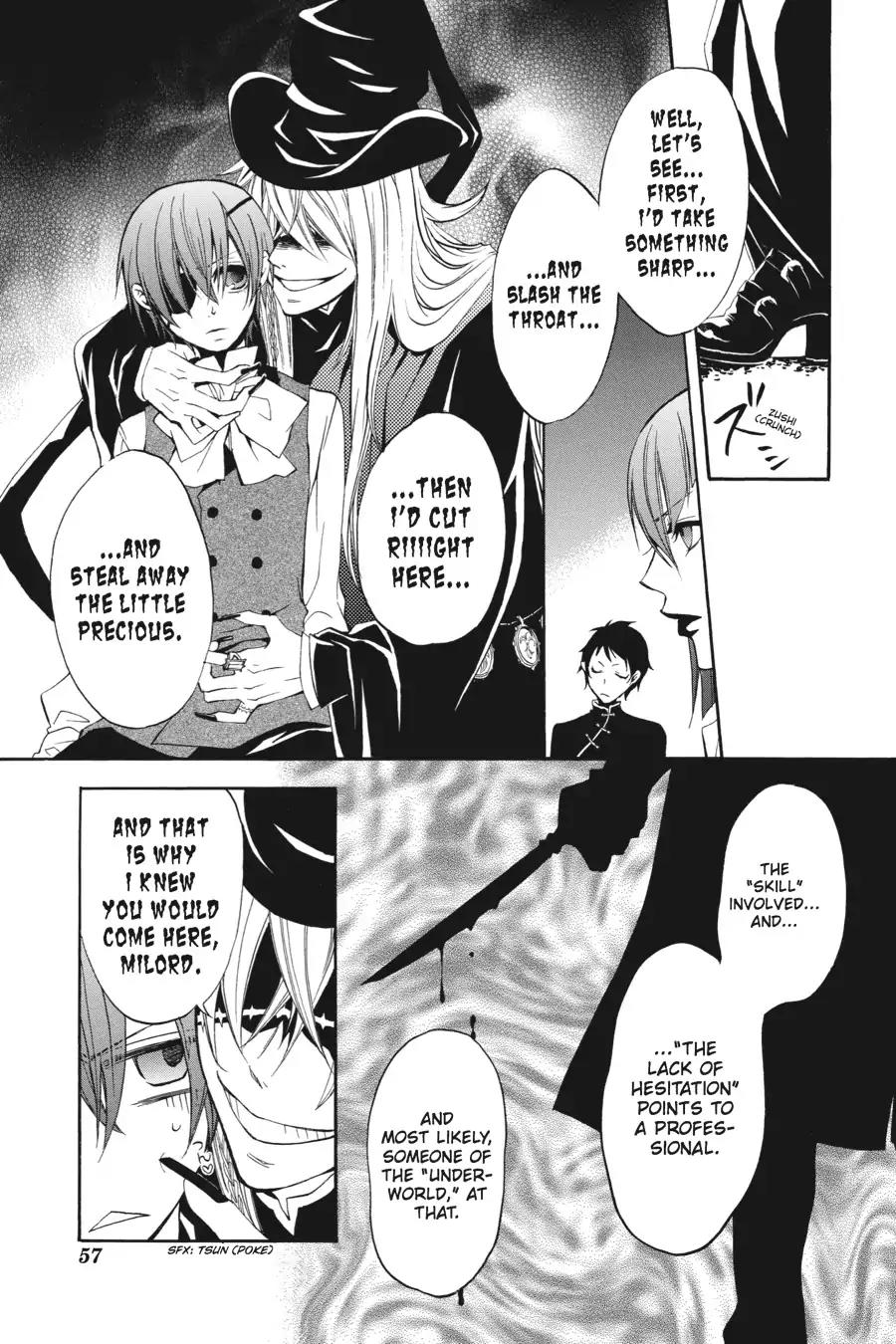Kuroshitsuji Chapter 6 page 25 - Chapter 6: At noon: The Butler, Activated
