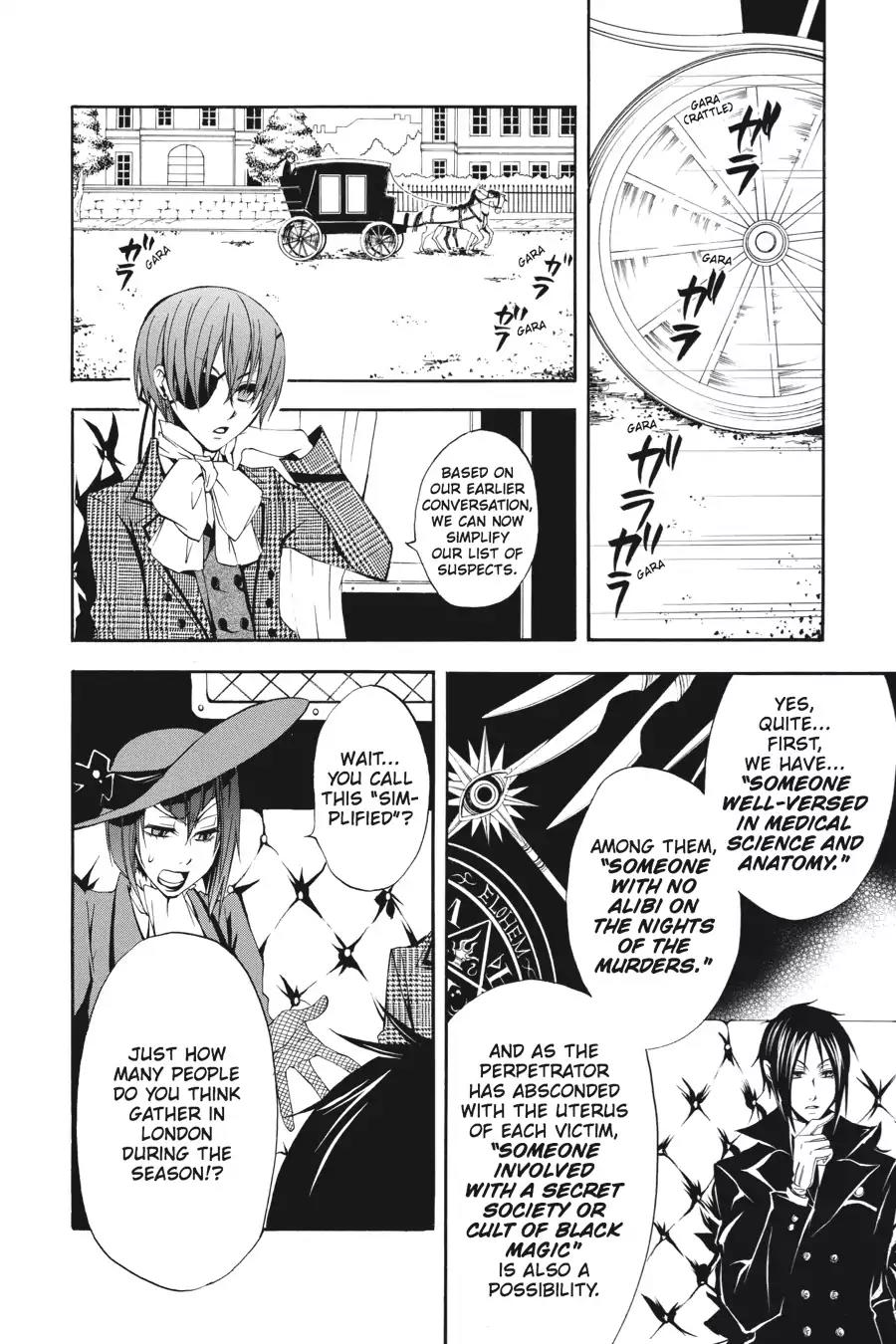 Kuroshitsuji Chapter 6 page 28 - Chapter 6: At noon: The Butler, Activated