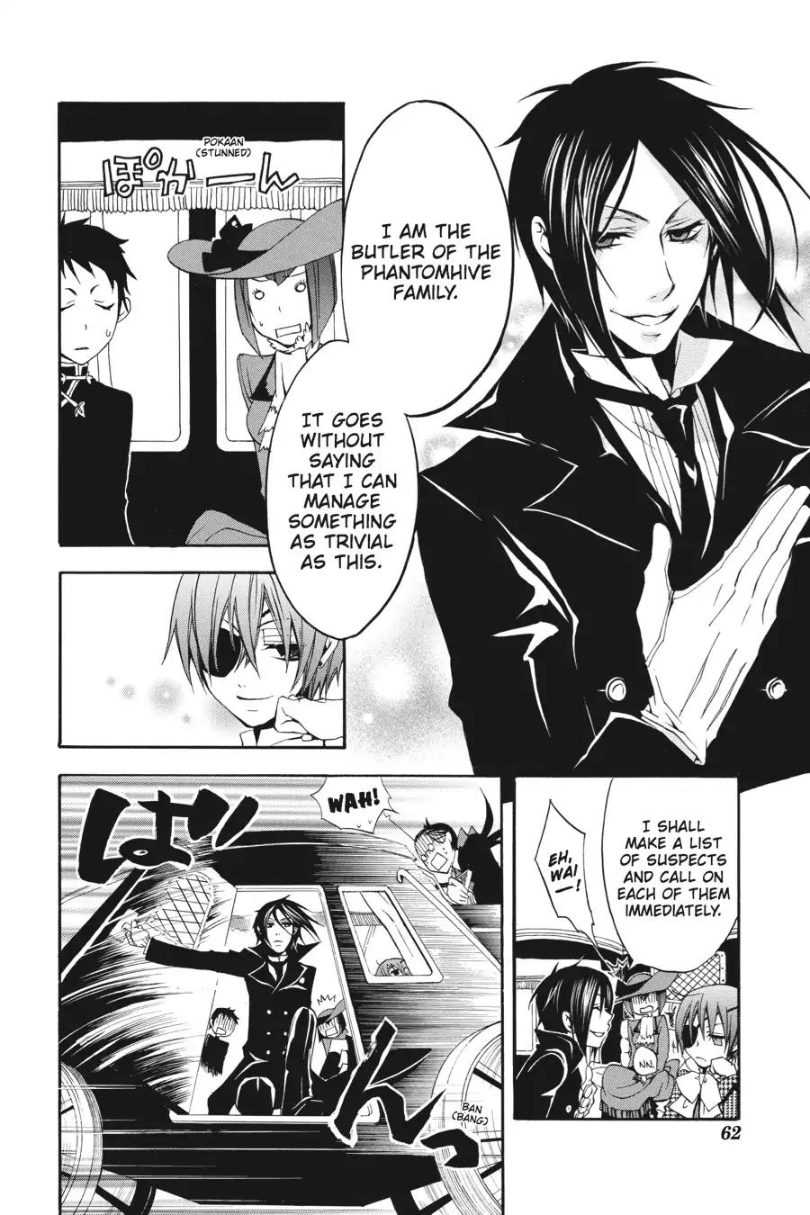 Kuroshitsuji Chapter 6 page 30 - Chapter 6: At noon: The Butler, Activated