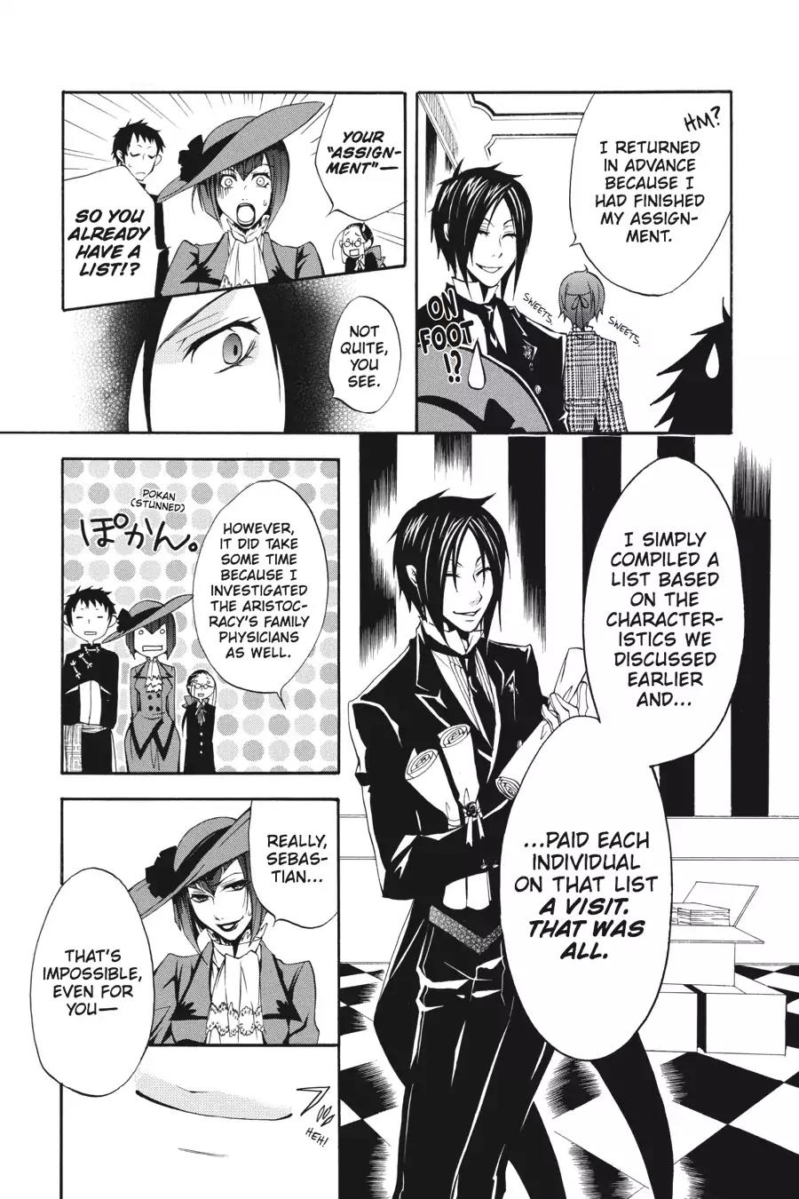Kuroshitsuji Chapter 6 page 35 - Chapter 6: At noon: The Butler, Activated