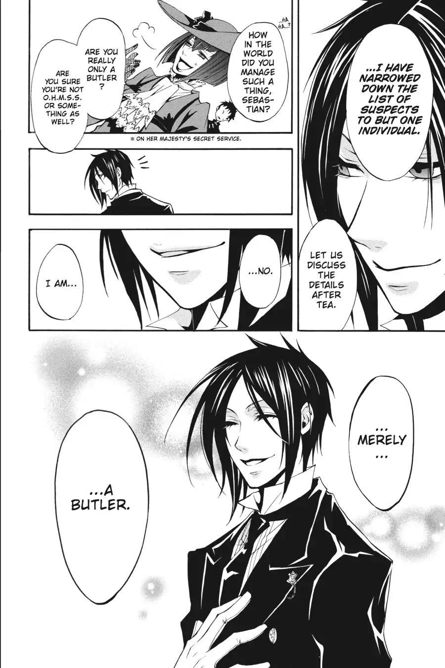 Kuroshitsuji Chapter 6 page 38 - Chapter 6: At noon: The Butler, Activated