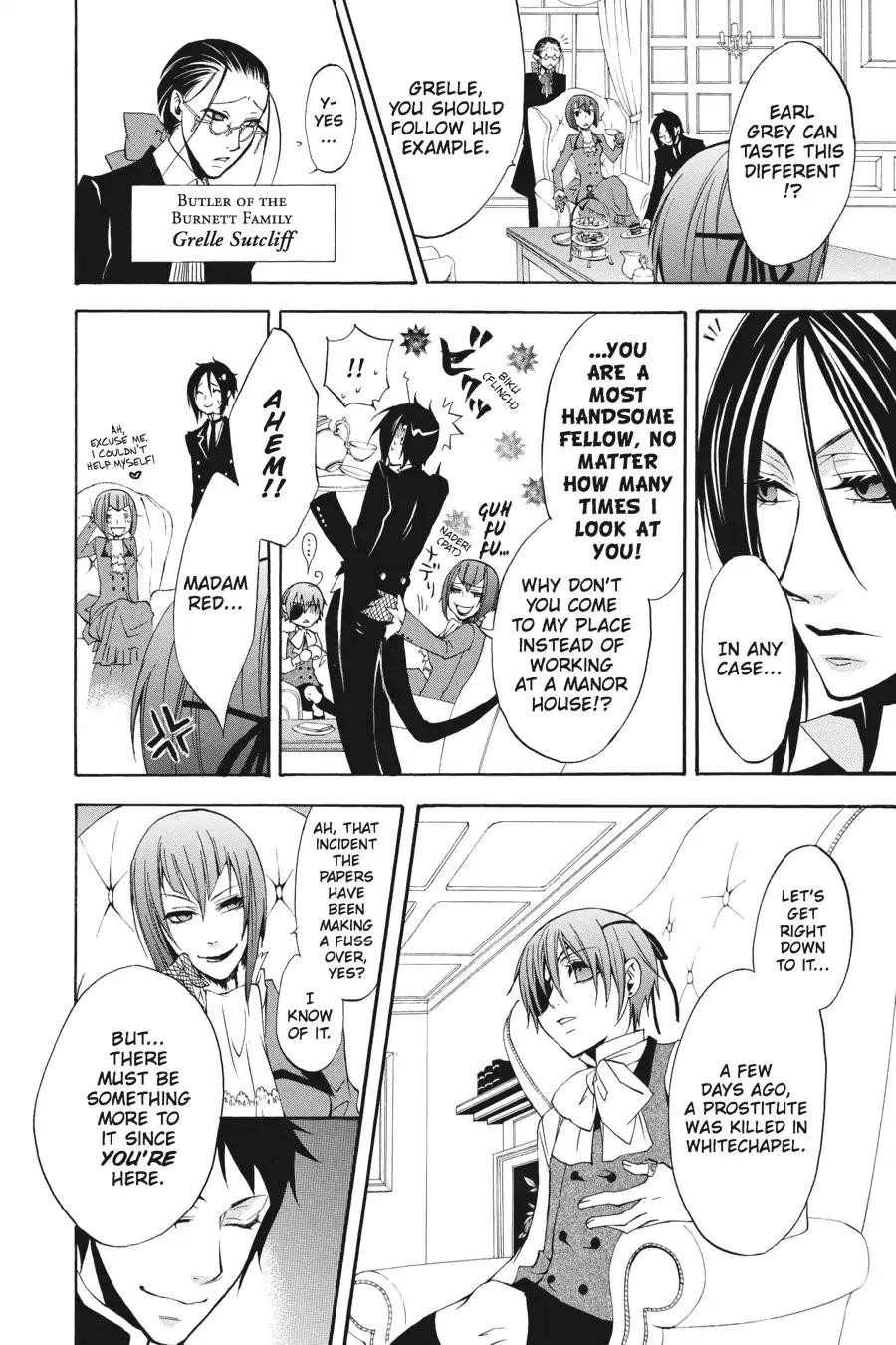 Kuroshitsuji Chapter 6 page 8 - Chapter 6: At noon: The Butler, Activated