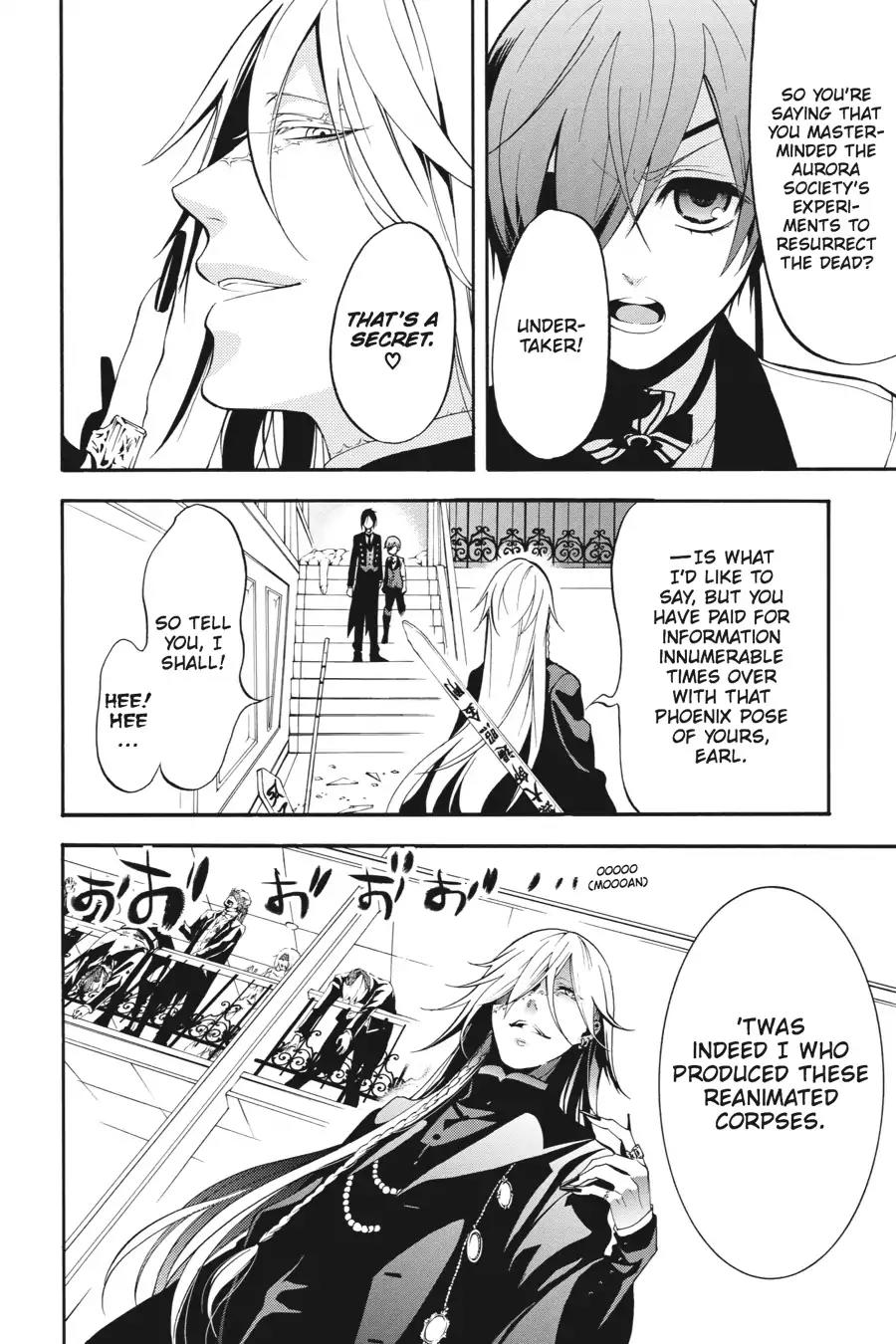 Kuroshitsuji Chapter 60 page 10 - Chapter 60: In the afternoon: The Butler, Shaken