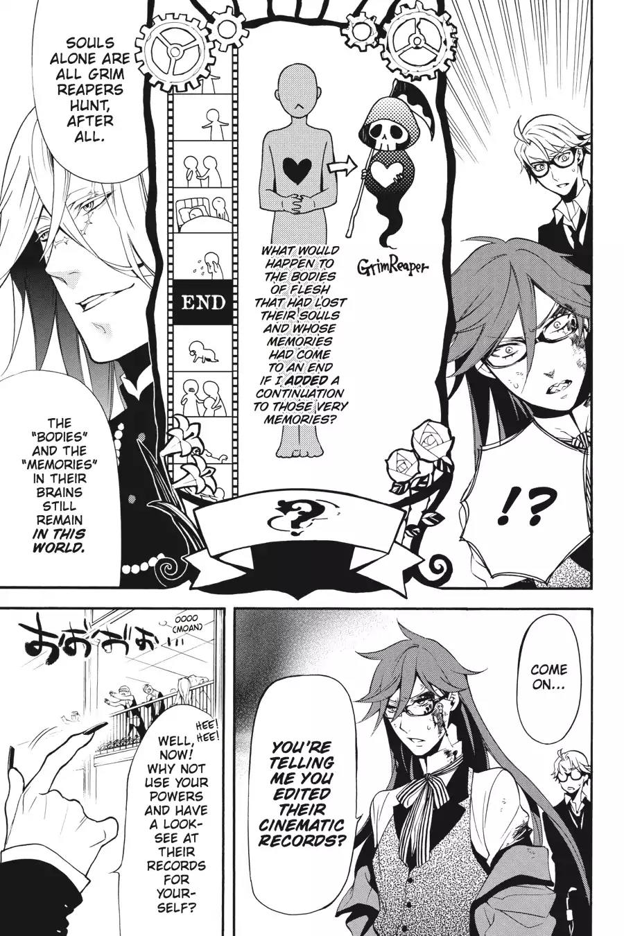Kuroshitsuji Chapter 60 page 13 - Chapter 60: In the afternoon: The Butler, Shaken
