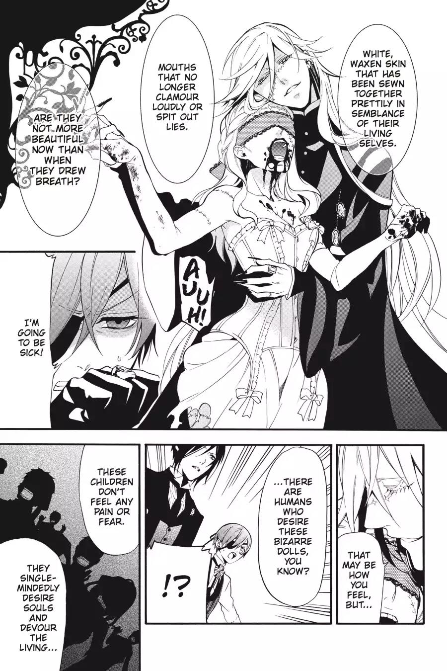 Kuroshitsuji Chapter 60 page 19 - Chapter 60: In the afternoon: The Butler, Shaken