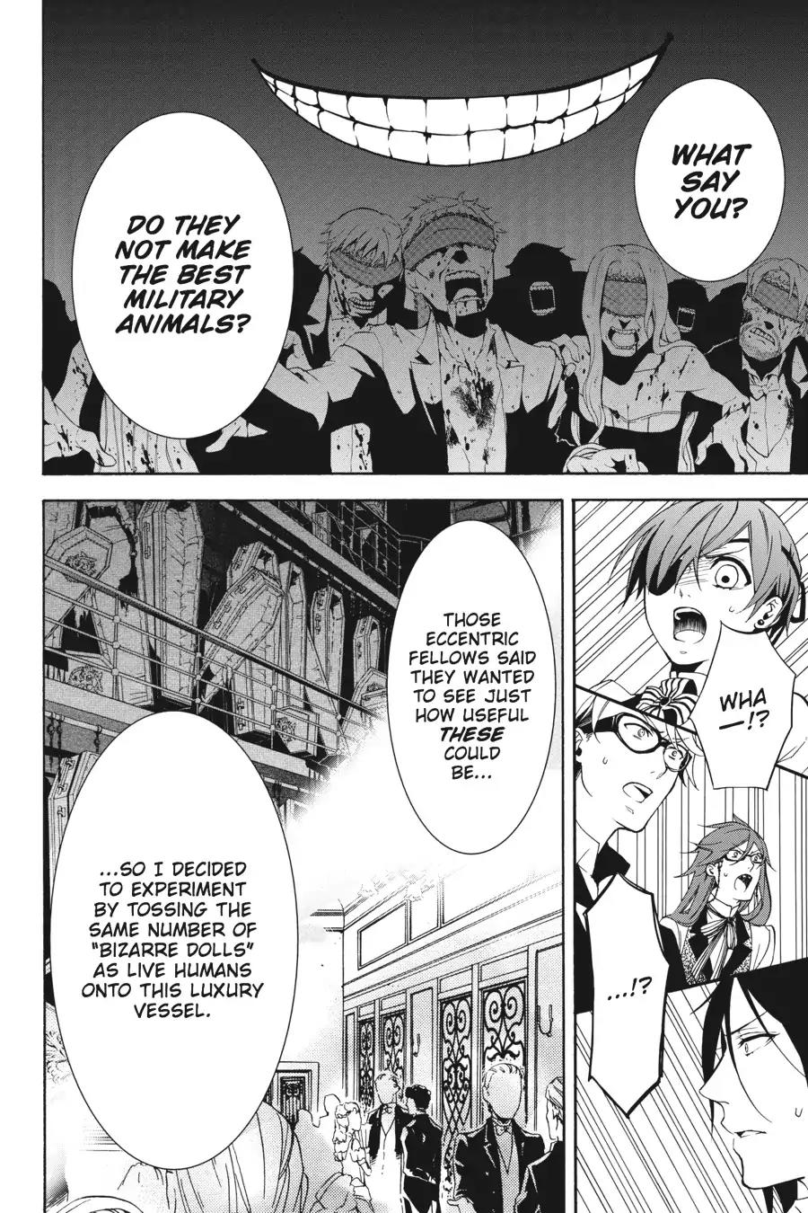 Kuroshitsuji Chapter 60 page 20 - Chapter 60: In the afternoon: The Butler, Shaken