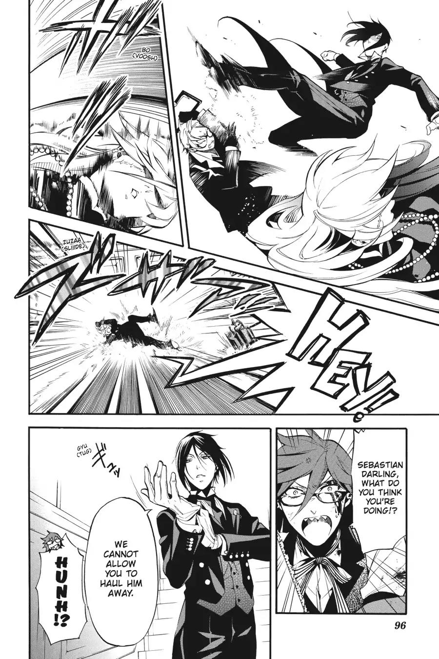 Kuroshitsuji Chapter 60 page 24 - Chapter 60: In the afternoon: The Butler, Shaken
