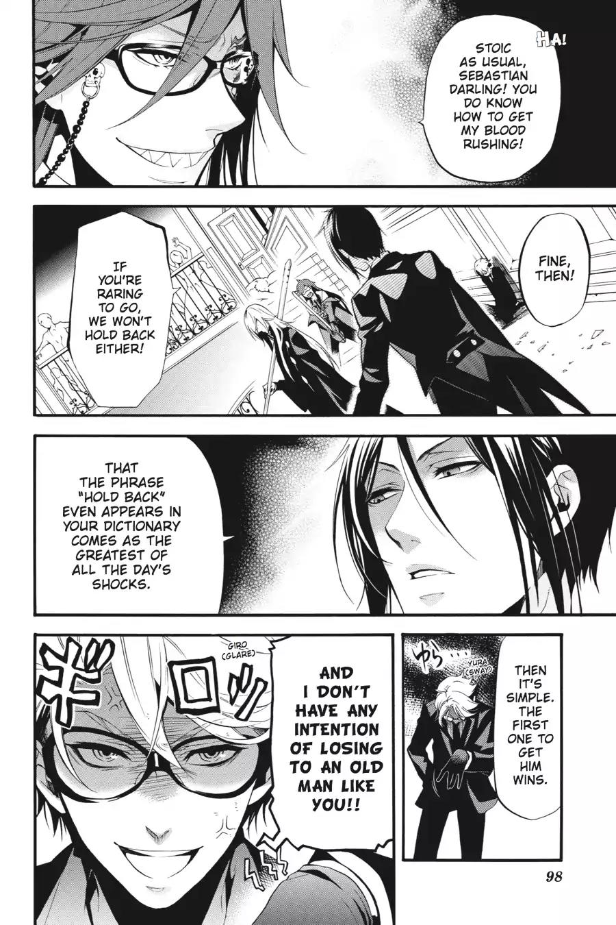 Kuroshitsuji Chapter 60 page 26 - Chapter 60: In the afternoon: The Butler, Shaken