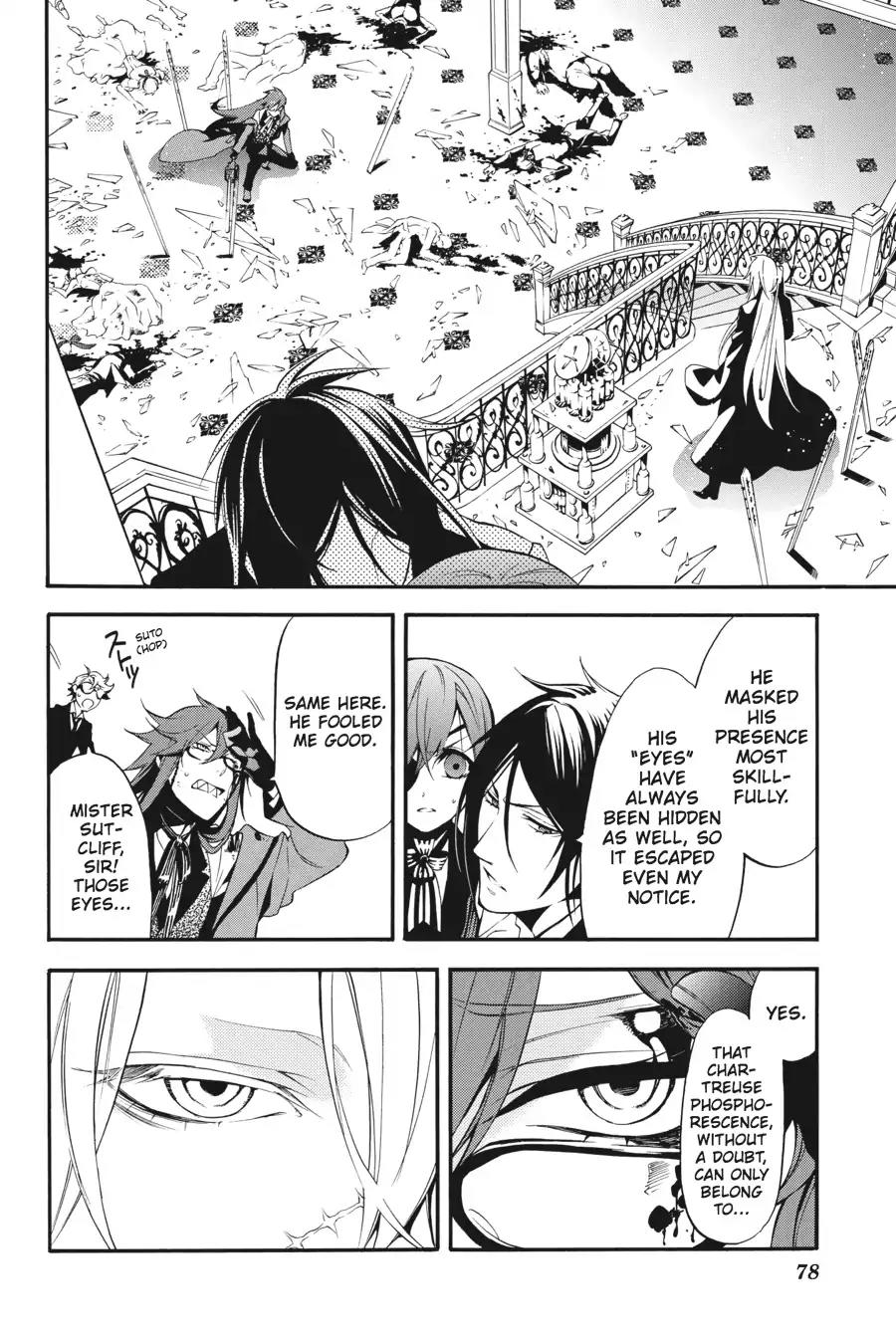 Kuroshitsuji Chapter 60 page 6 - Chapter 60: In the afternoon: The Butler, Shaken