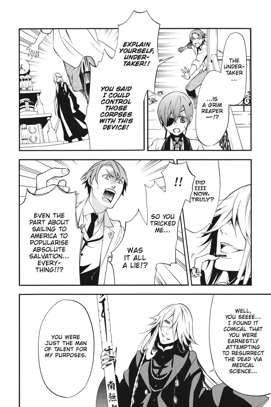 Kuroshitsuji Chapter 60 page 8 - Chapter 60: In the afternoon: The Butler, Shaken