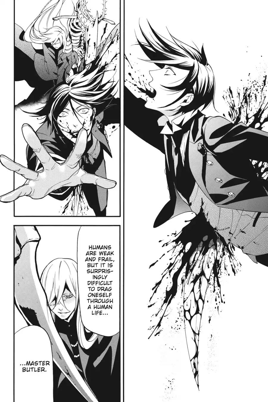 Kuroshitsuji Chapter 61 page 22 - Chapter 61: At night: The Butler, Born
