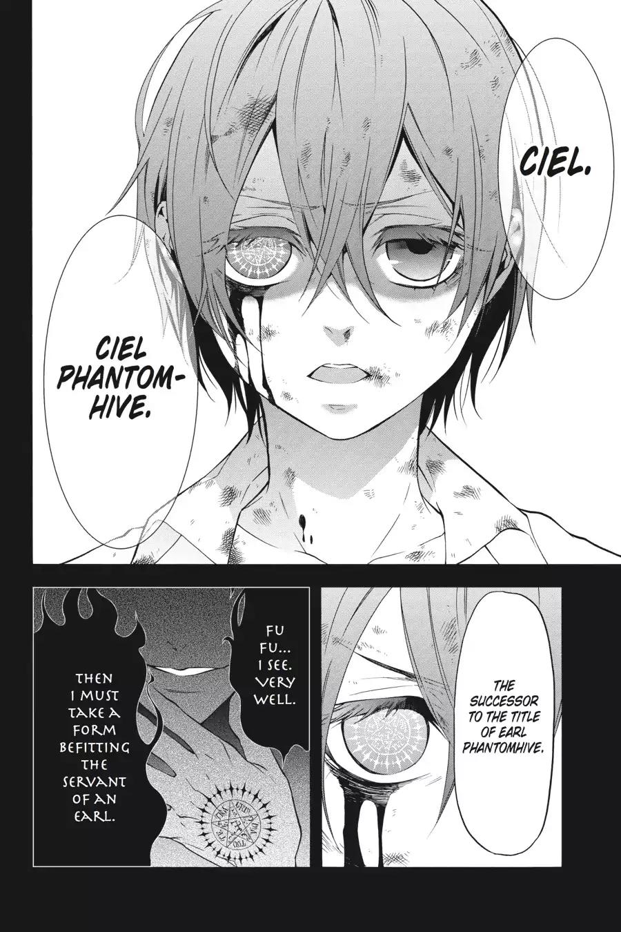 Kuroshitsuji Chapter 61 page 26 - Chapter 61: At night: The Butler, Born