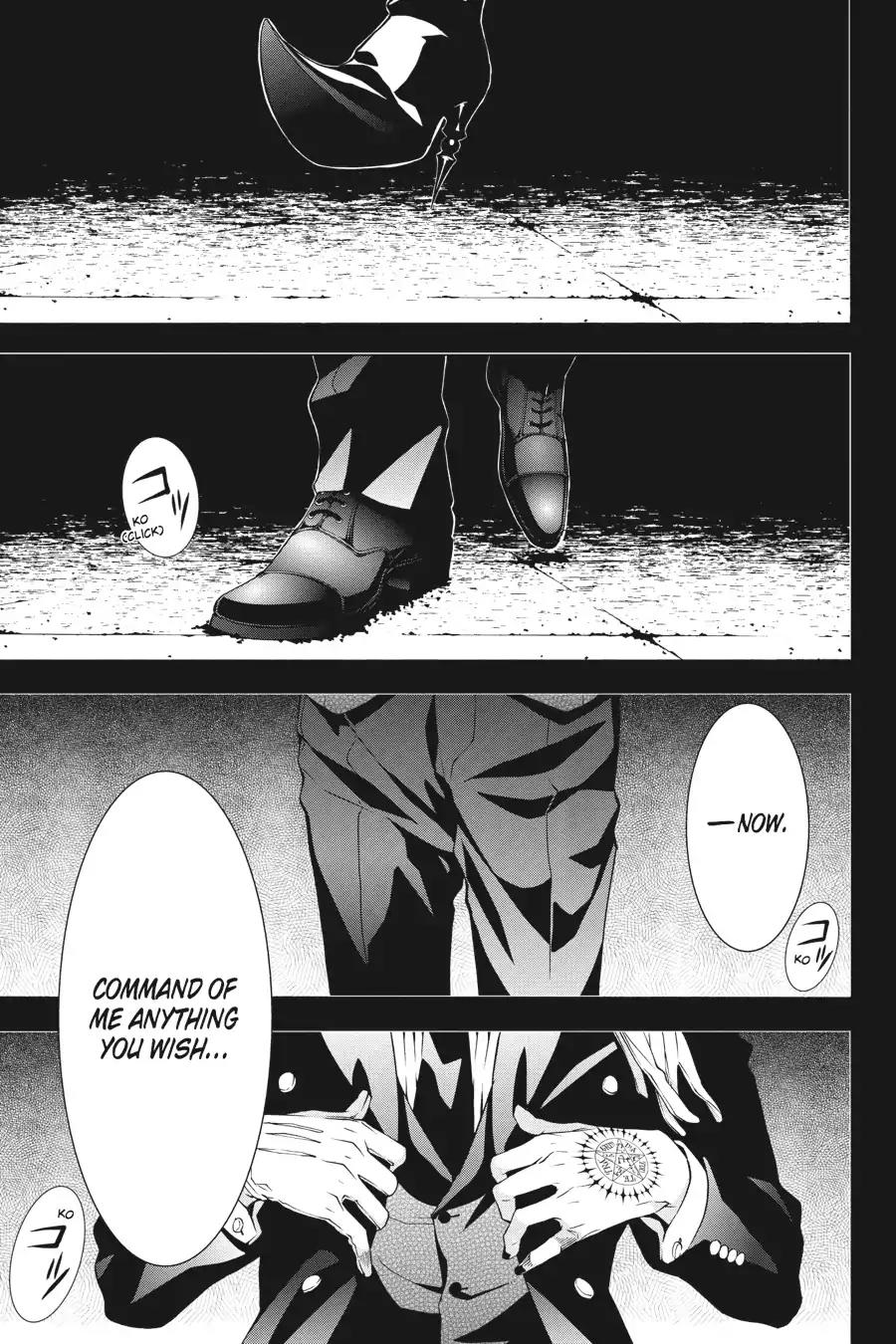 Kuroshitsuji Chapter 61 page 27 - Chapter 61: At night: The Butler, Born
