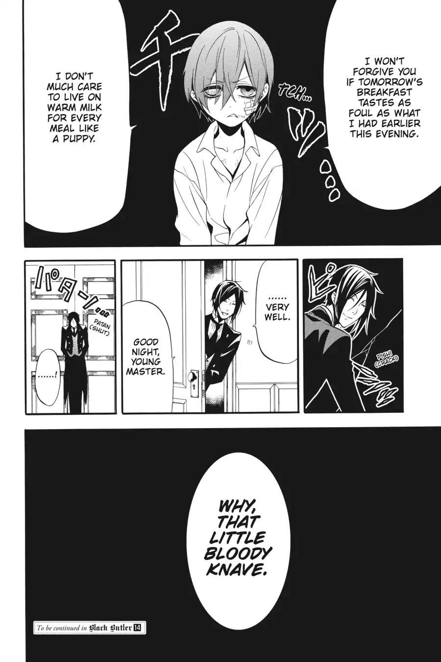 Kuroshitsuji Chapter 62 page 36 - Chapter 62: At midnight: The Butler, Maturing
