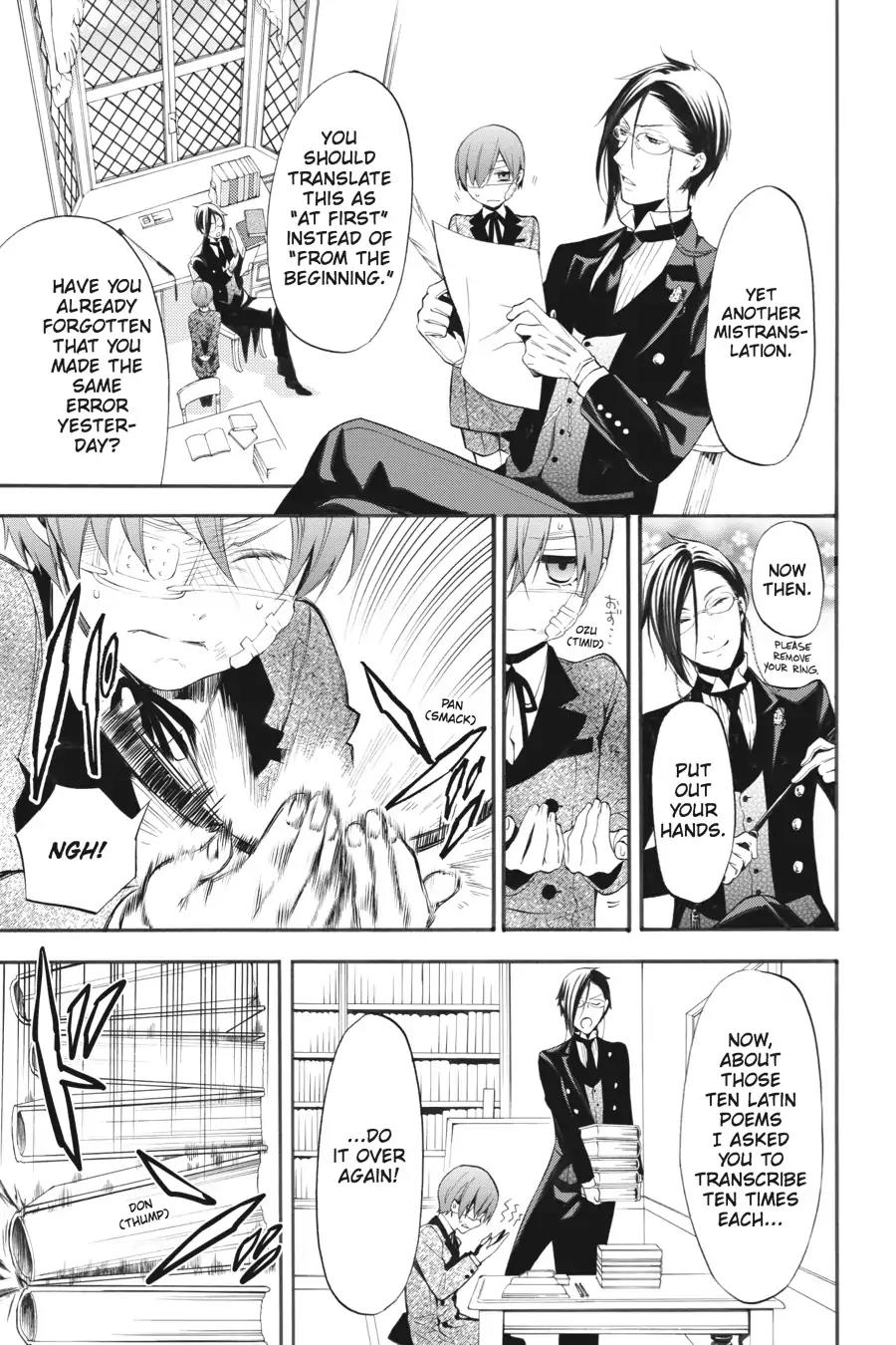 Kuroshitsuji Chapter 63 page 10 - Chapter 63: In the morning: The Butler, In Training