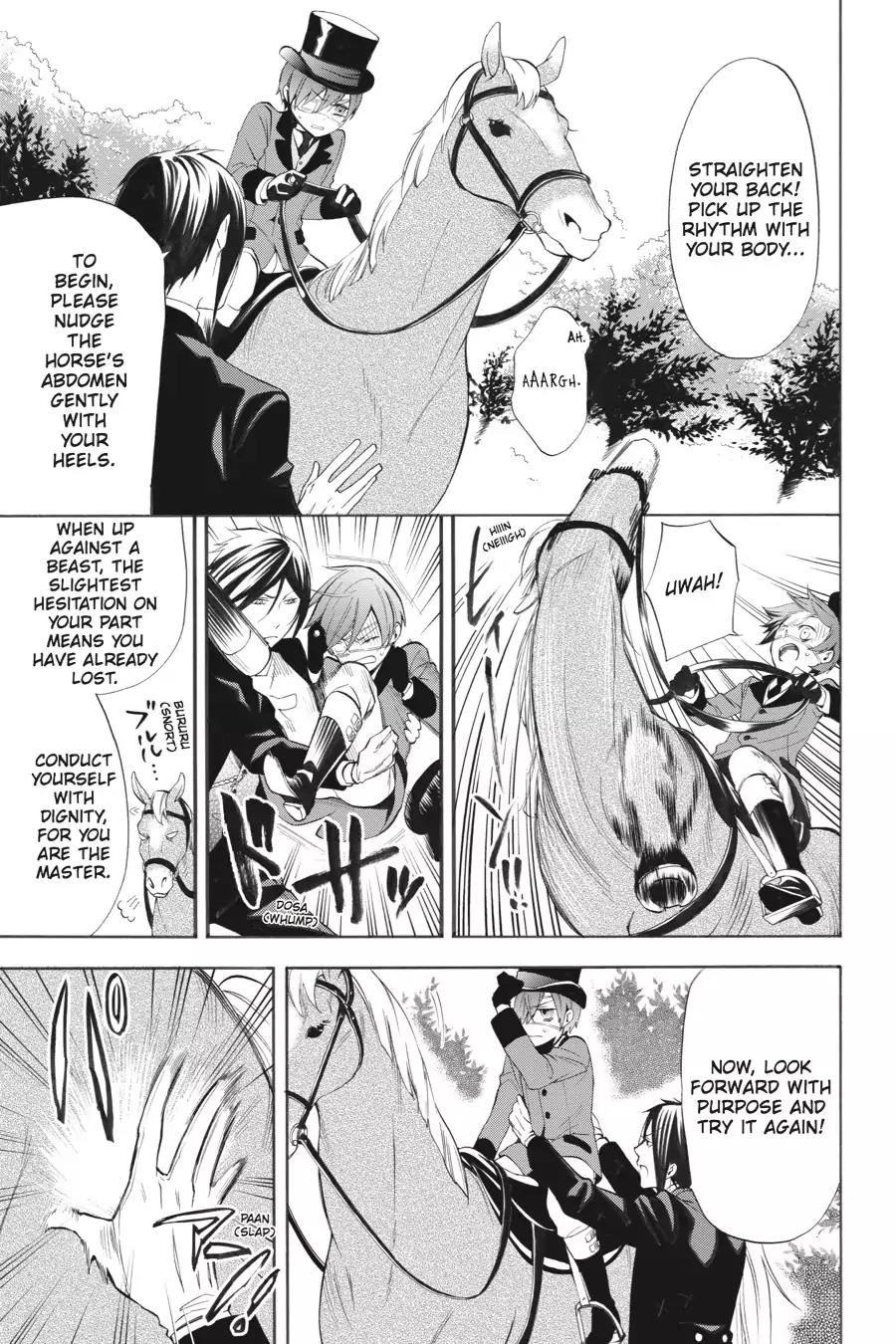 Kuroshitsuji Chapter 63 page 14 - Chapter 63: In the morning: The Butler, In Training