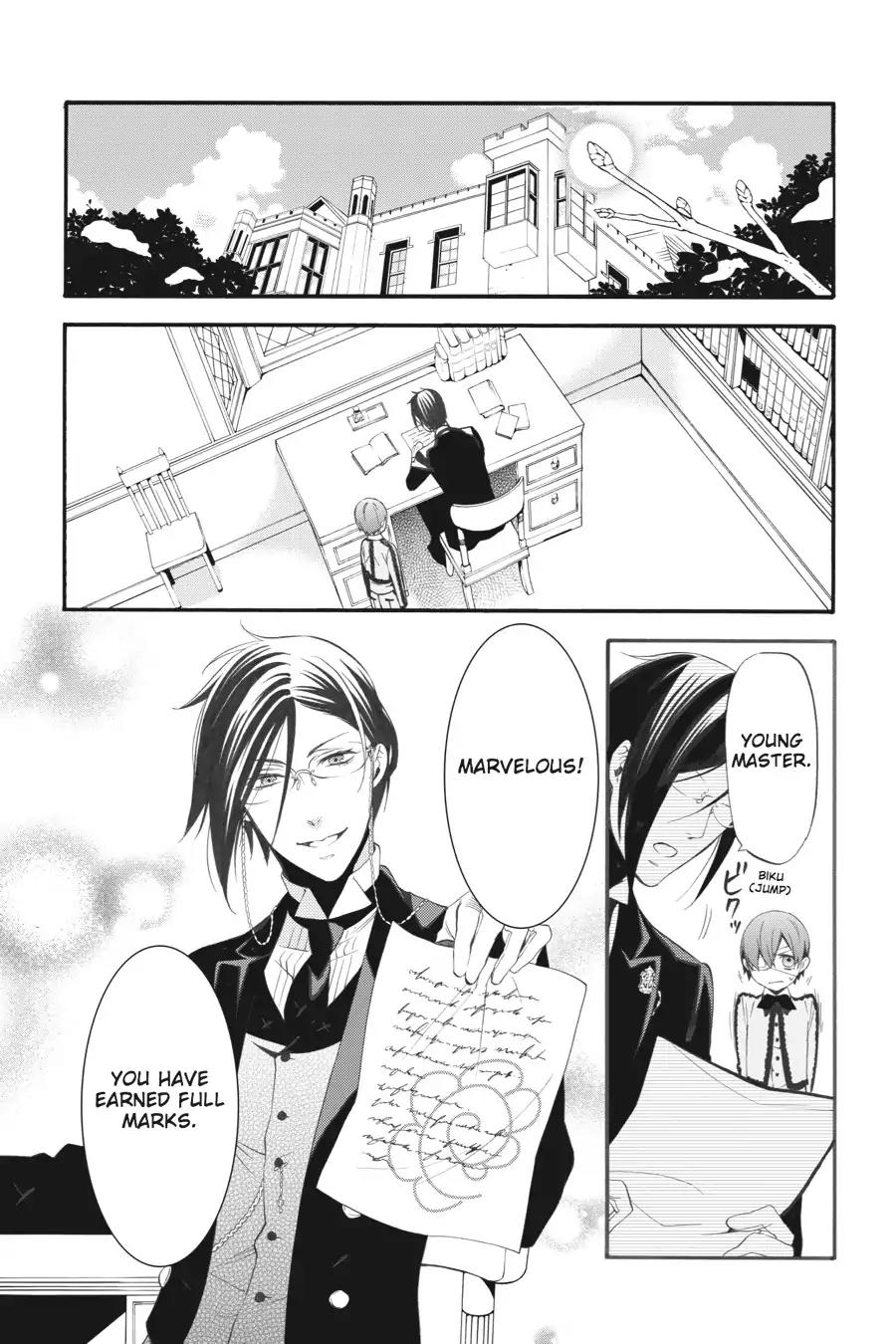 Kuroshitsuji Chapter 63 page 20 - Chapter 63: In the morning: The Butler, In Training