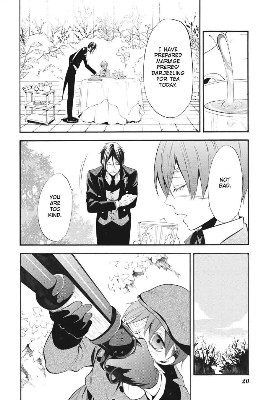 Kuroshitsuji Chapter 63 page 21 - Chapter 63: In the morning: The Butler, In Training