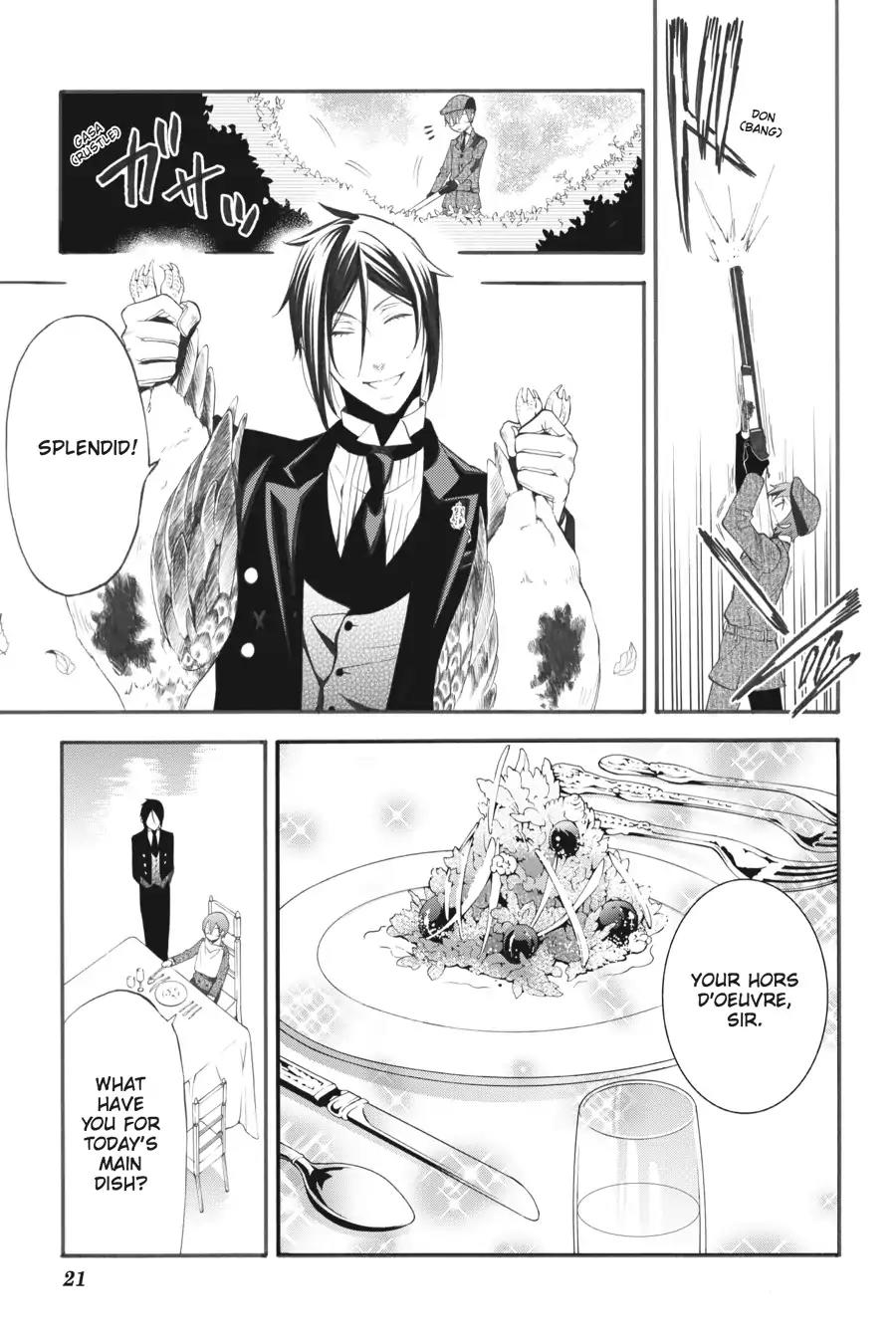 Kuroshitsuji Chapter 63 page 22 - Chapter 63: In the morning: The Butler, In Training