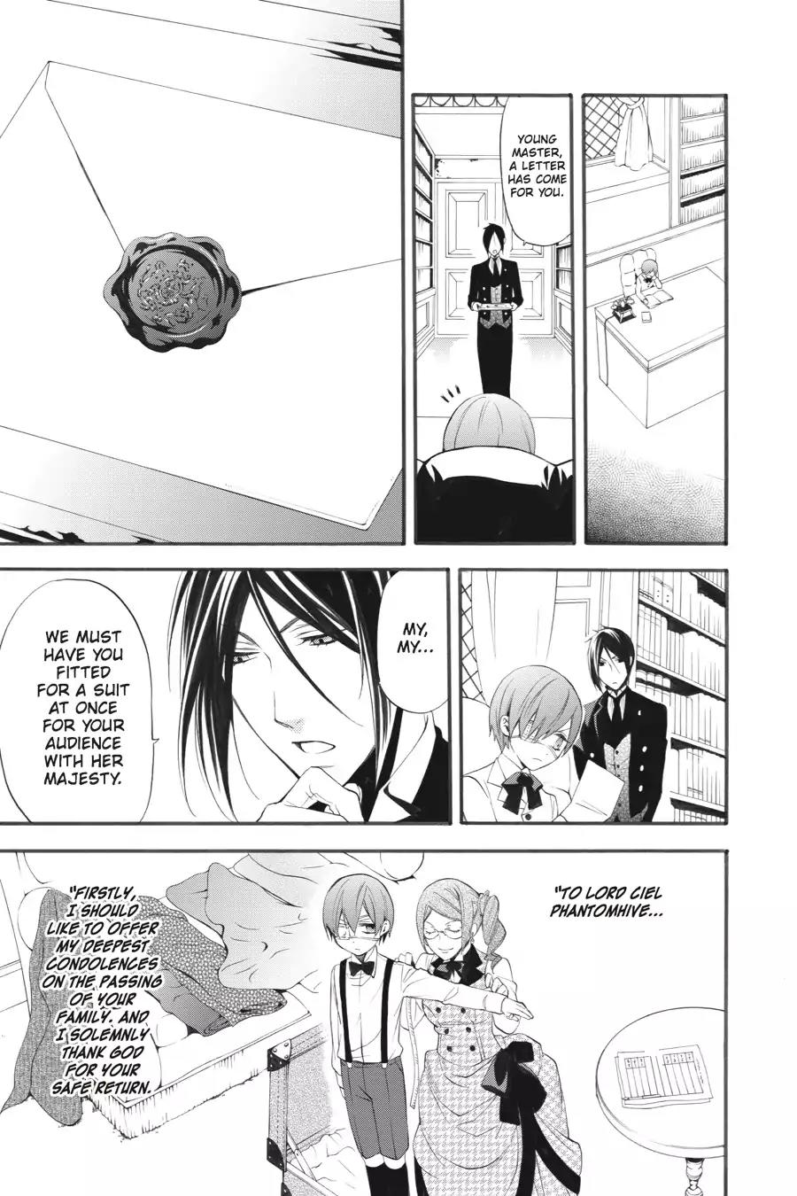 Kuroshitsuji Chapter 63 page 26 - Chapter 63: In the morning: The Butler, In Training