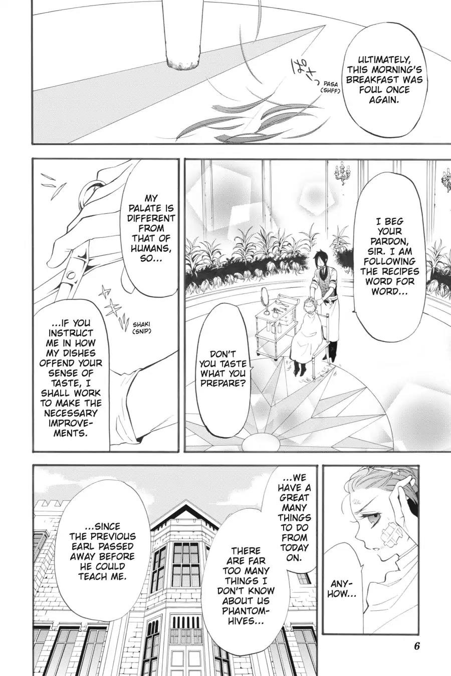 Kuroshitsuji Chapter 63 page 7 - Chapter 63: In the morning: The Butler, In Training