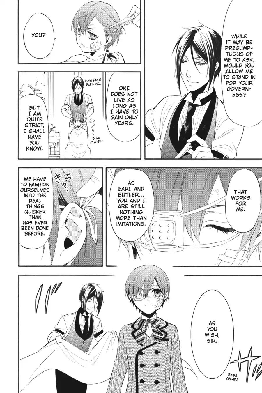 Kuroshitsuji Chapter 63 page 9 - Chapter 63: In the morning: The Butler, In Training