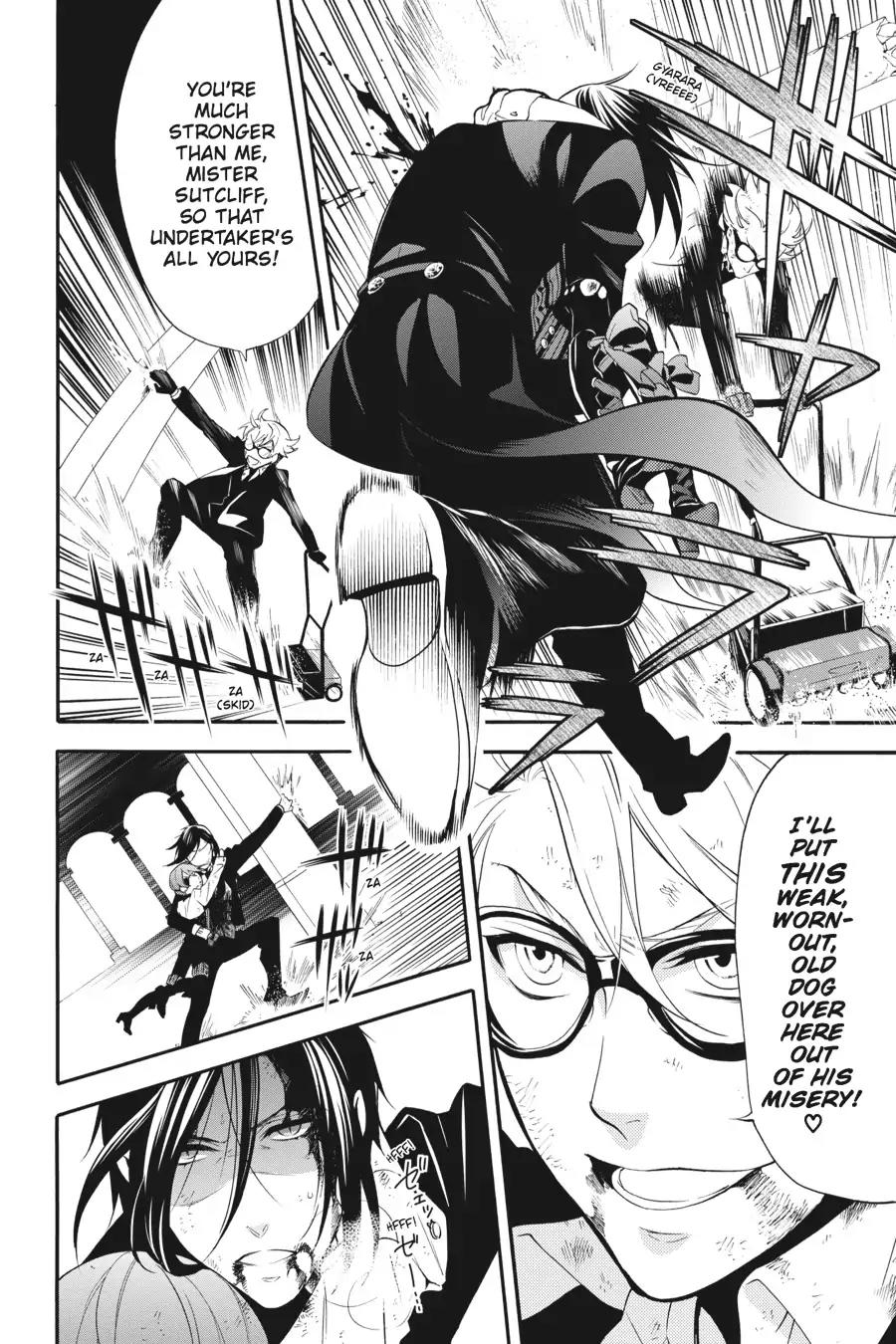 Kuroshitsuji Chapter 64 page 10 - Chapter 64: At noon: The Butler, Gravely Wounded