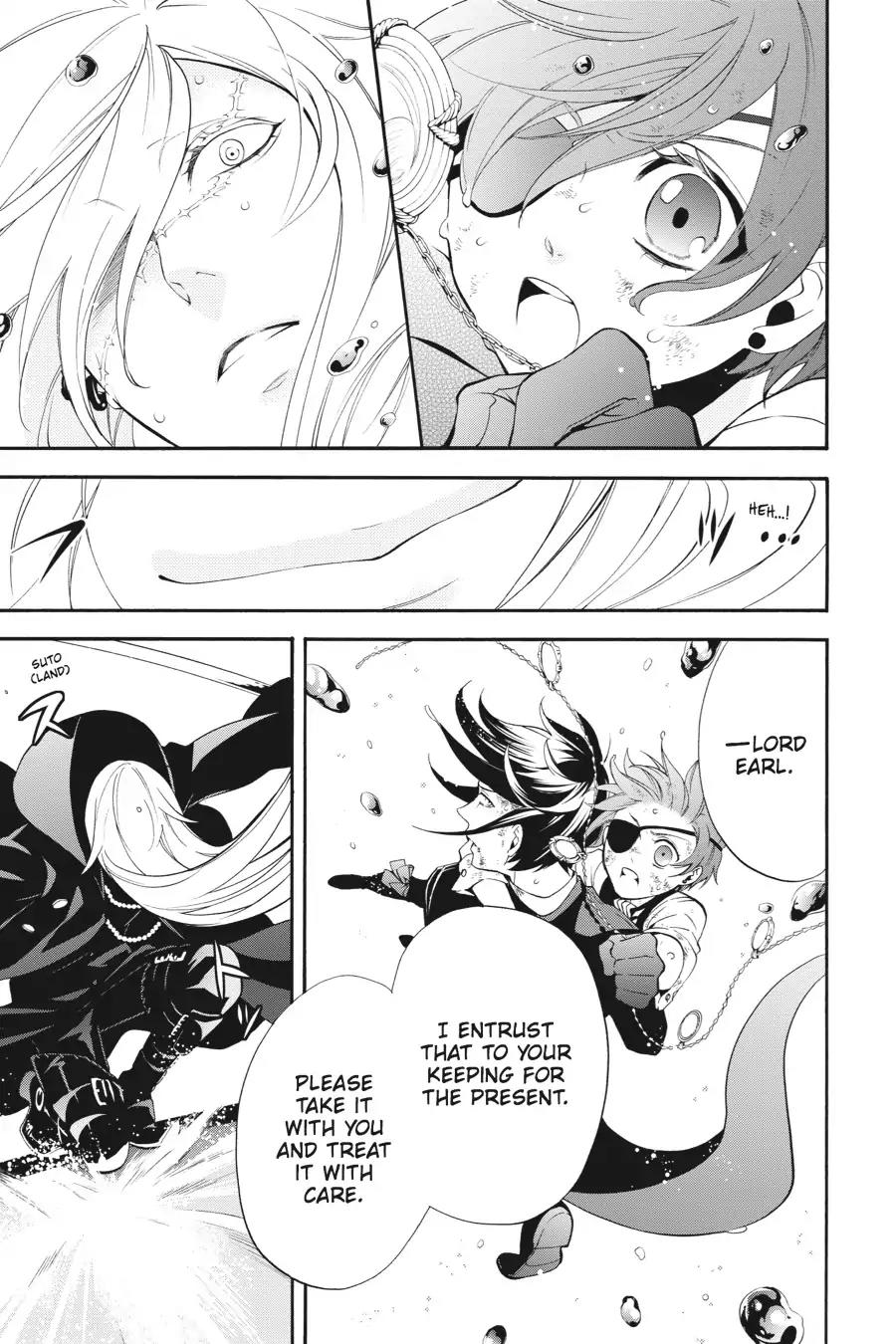 Kuroshitsuji Chapter 64 page 25 - Chapter 64: At noon: The Butler, Gravely Wounded