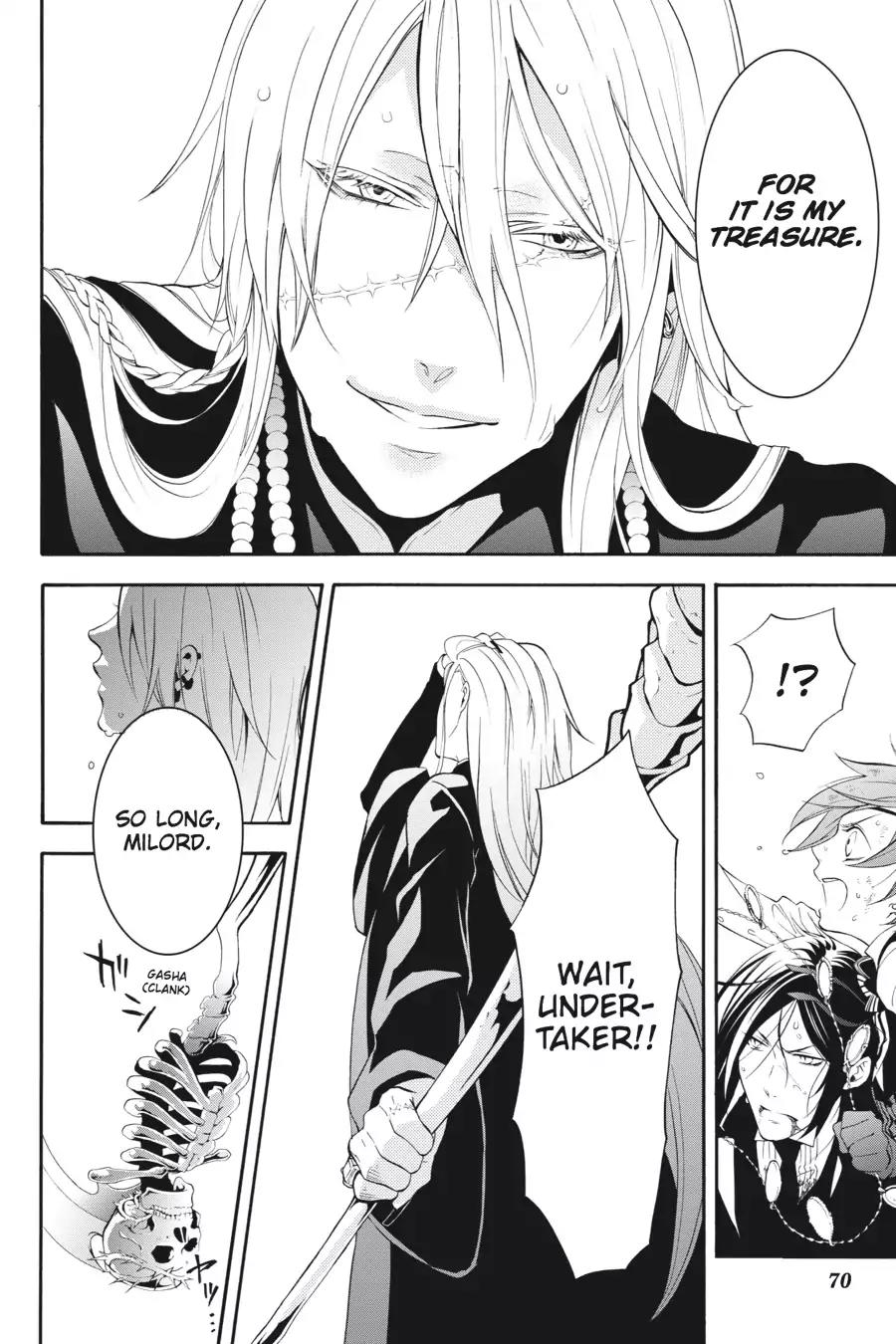 Kuroshitsuji Chapter 64 page 26 - Chapter 64: At noon: The Butler, Gravely Wounded
