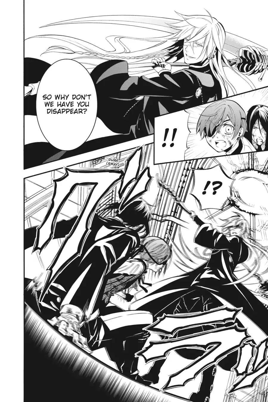 Kuroshitsuji Chapter 64 page 6 - Chapter 64: At noon: The Butler, Gravely Wounded