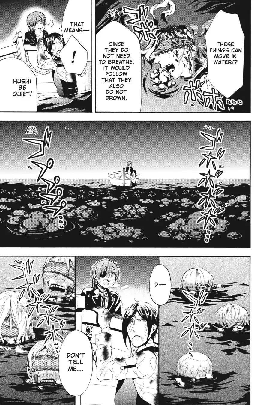 Kuroshitsuji Chapter 65 page 15 - Chapter 65: In the afternoon: The Butler, Fighting Valiantly