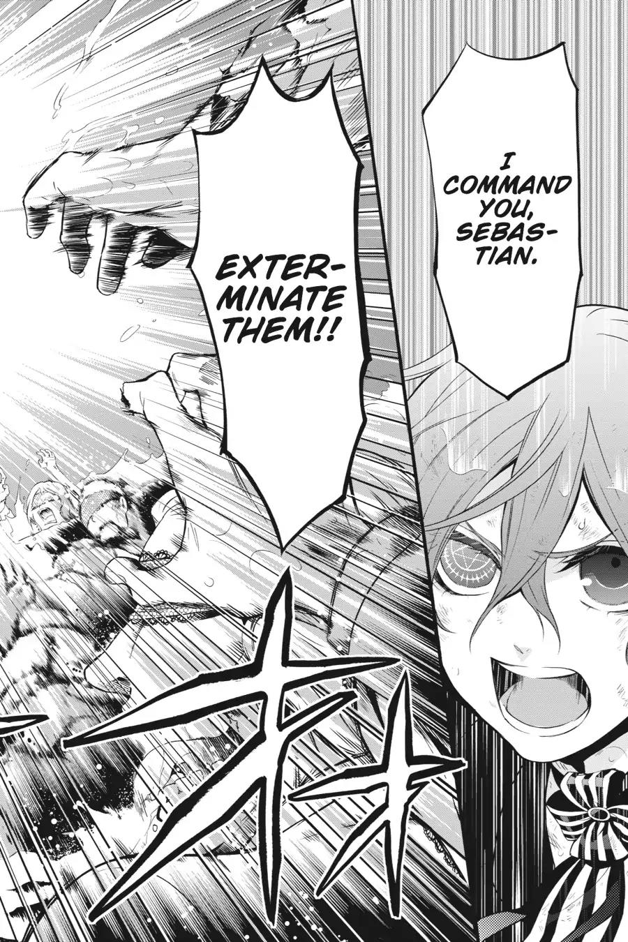 Kuroshitsuji Chapter 65 page 20 - Chapter 65: In the afternoon: The Butler, Fighting Valiantly