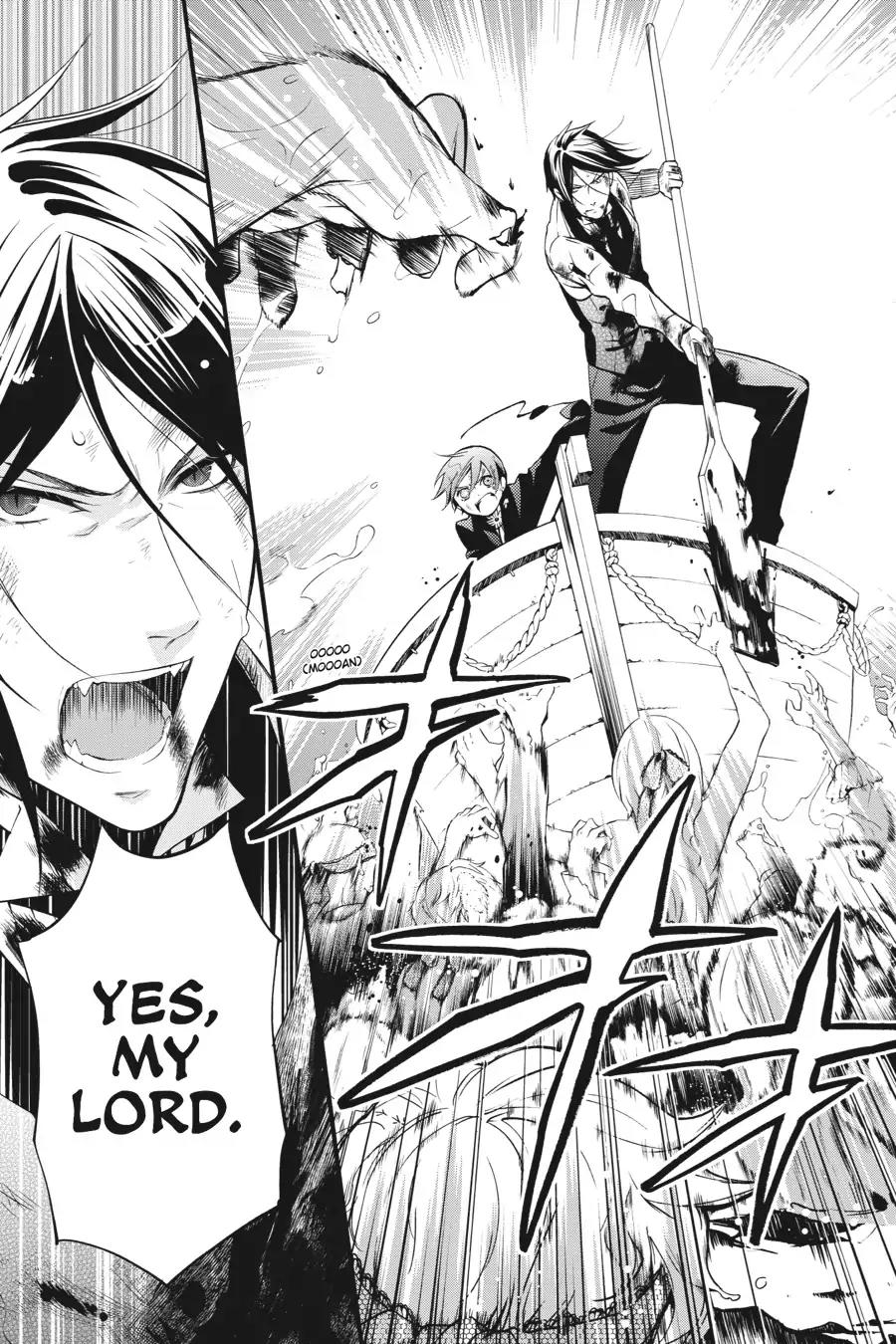 Kuroshitsuji Chapter 65 page 21 - Chapter 65: In the afternoon: The Butler, Fighting Valiantly