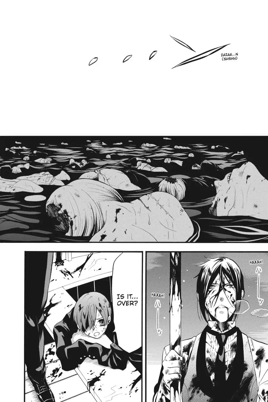 Kuroshitsuji Chapter 65 page 28 - Chapter 65: In the afternoon: The Butler, Fighting Valiantly