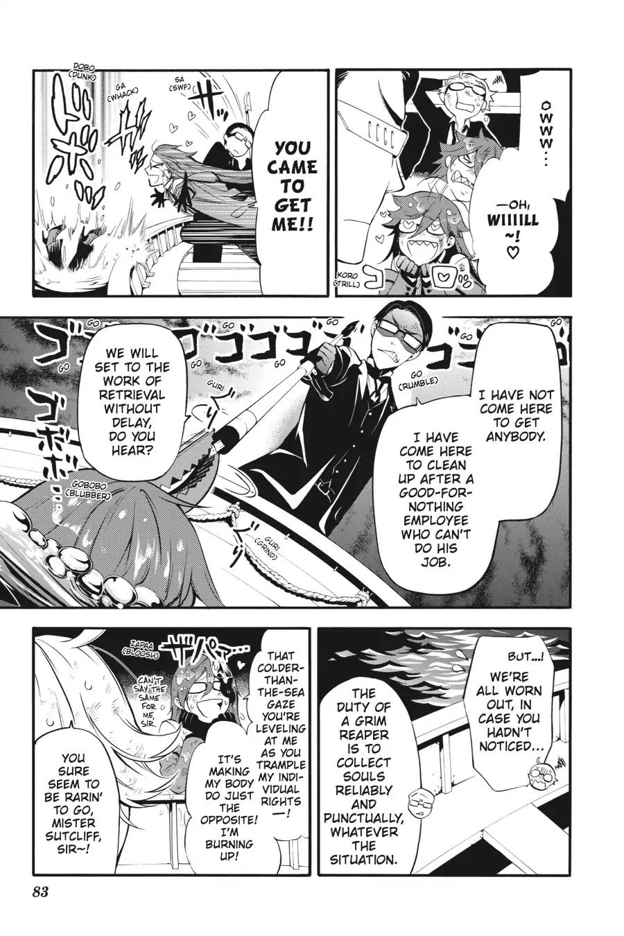 Kuroshitsuji Chapter 65 page 9 - Chapter 65: In the afternoon: The Butler, Fighting Valiantly