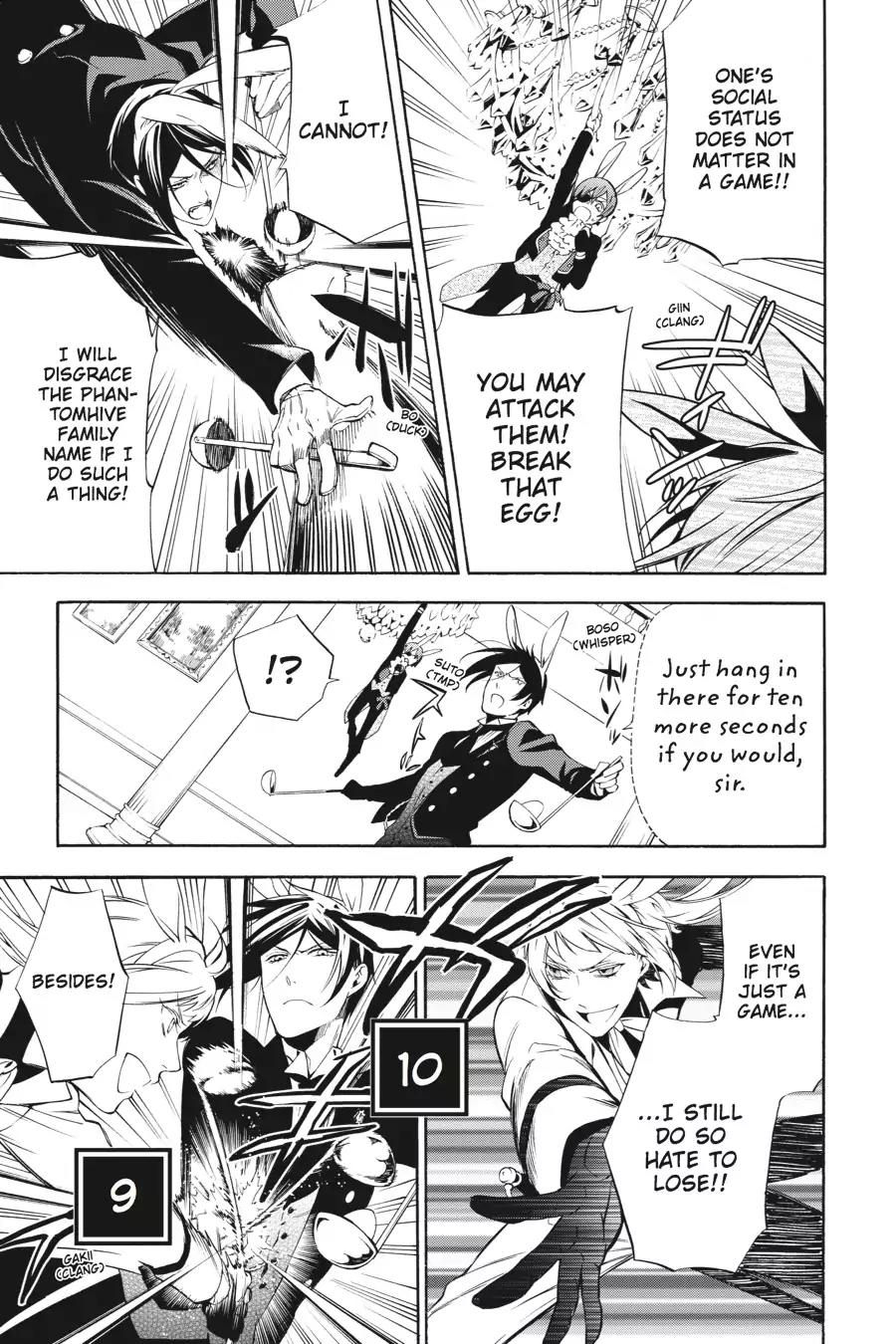 Kuroshitsuji Chapter 66 page 33 - Chapter 66: At night: The Butler, Frenzied