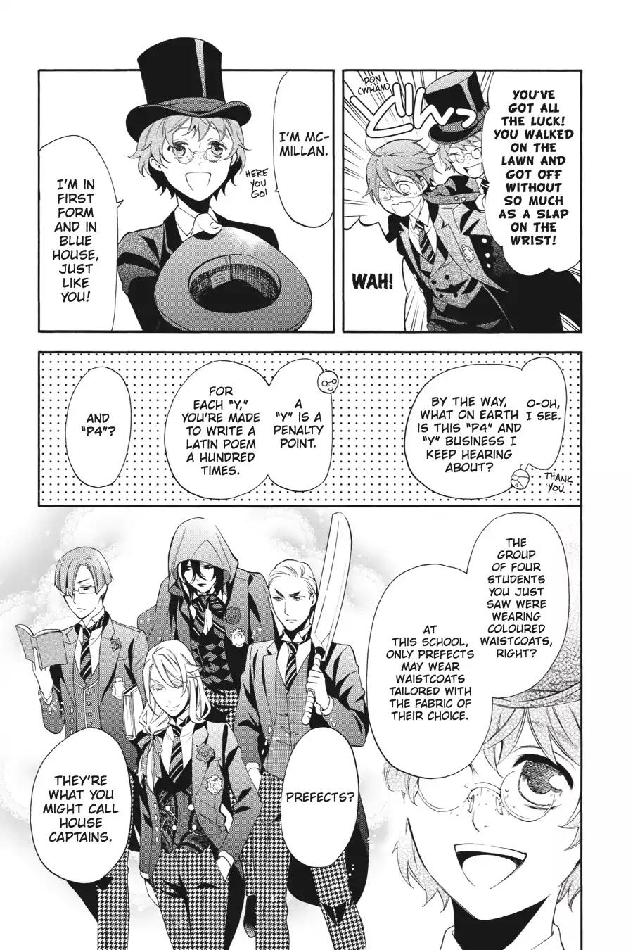 Kuroshitsuji Chapter 67 page 11 - Chapter 67: At midnight: The Butler, At School