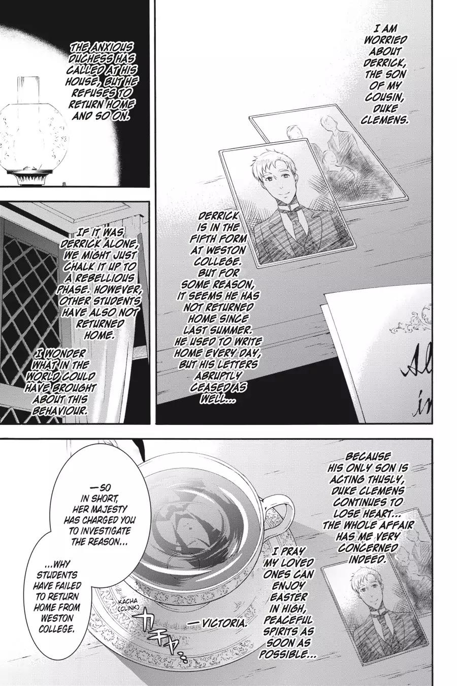 Kuroshitsuji Chapter 67 page 15 - Chapter 67: At midnight: The Butler, At School