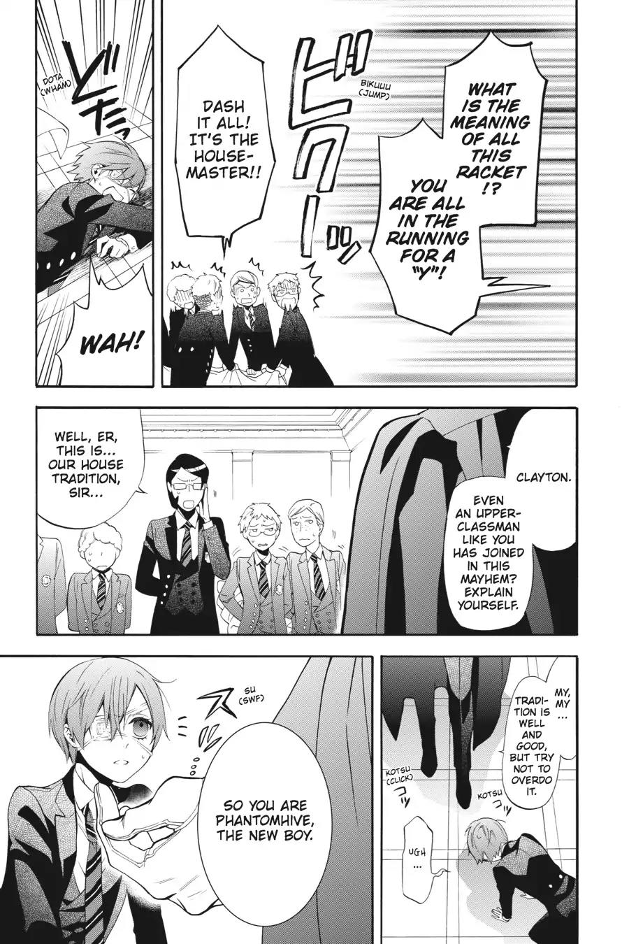 Kuroshitsuji Chapter 67 page 21 - Chapter 67: At midnight: The Butler, At School