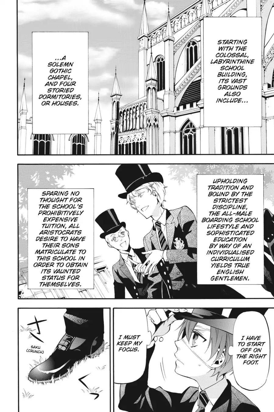 Kuroshitsuji Chapter 67 page 4 - Chapter 67: At midnight: The Butler, At School