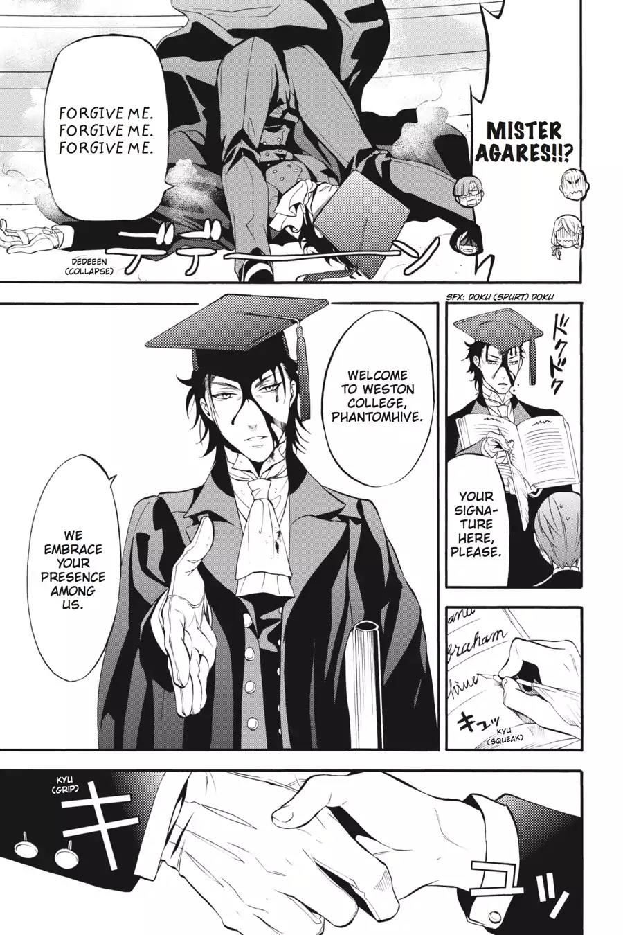 Kuroshitsuji Chapter 68 page 12 - Chapter 68: In the morning: The Butler, Tidying Up
