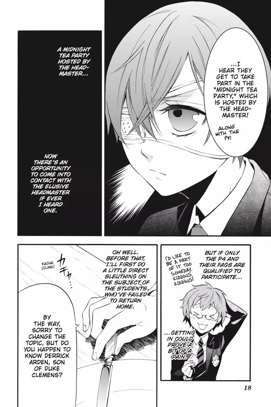 Kuroshitsuji Chapter 68 page 19 - Chapter 68: In the morning: The Butler, Tidying Up