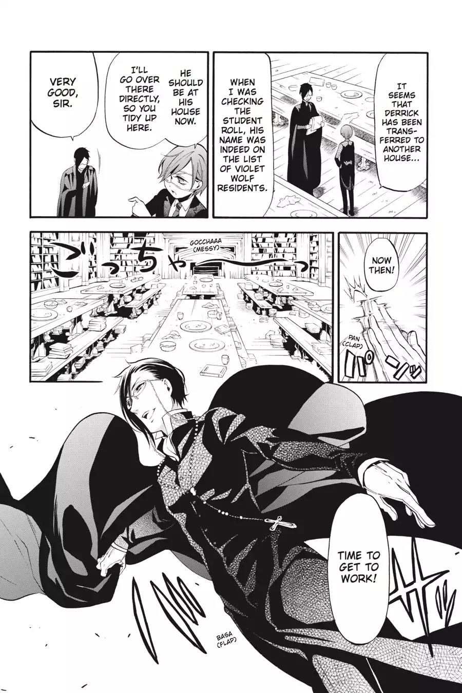 Kuroshitsuji Chapter 68 page 25 - Chapter 68: In the morning: The Butler, Tidying Up