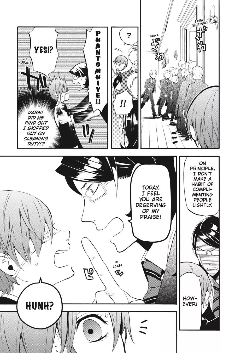 Kuroshitsuji Chapter 68 page 32 - Chapter 68: In the morning: The Butler, Tidying Up