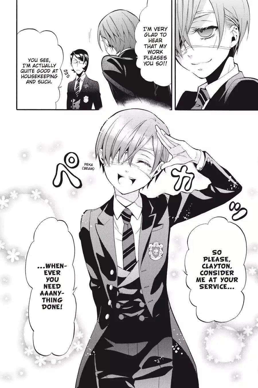 Kuroshitsuji Chapter 68 page 35 - Chapter 68: In the morning: The Butler, Tidying Up