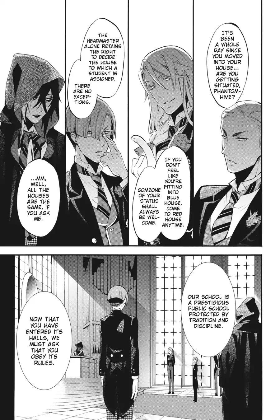 Kuroshitsuji Chapter 68 page 8 - Chapter 68: In the morning: The Butler, Tidying Up