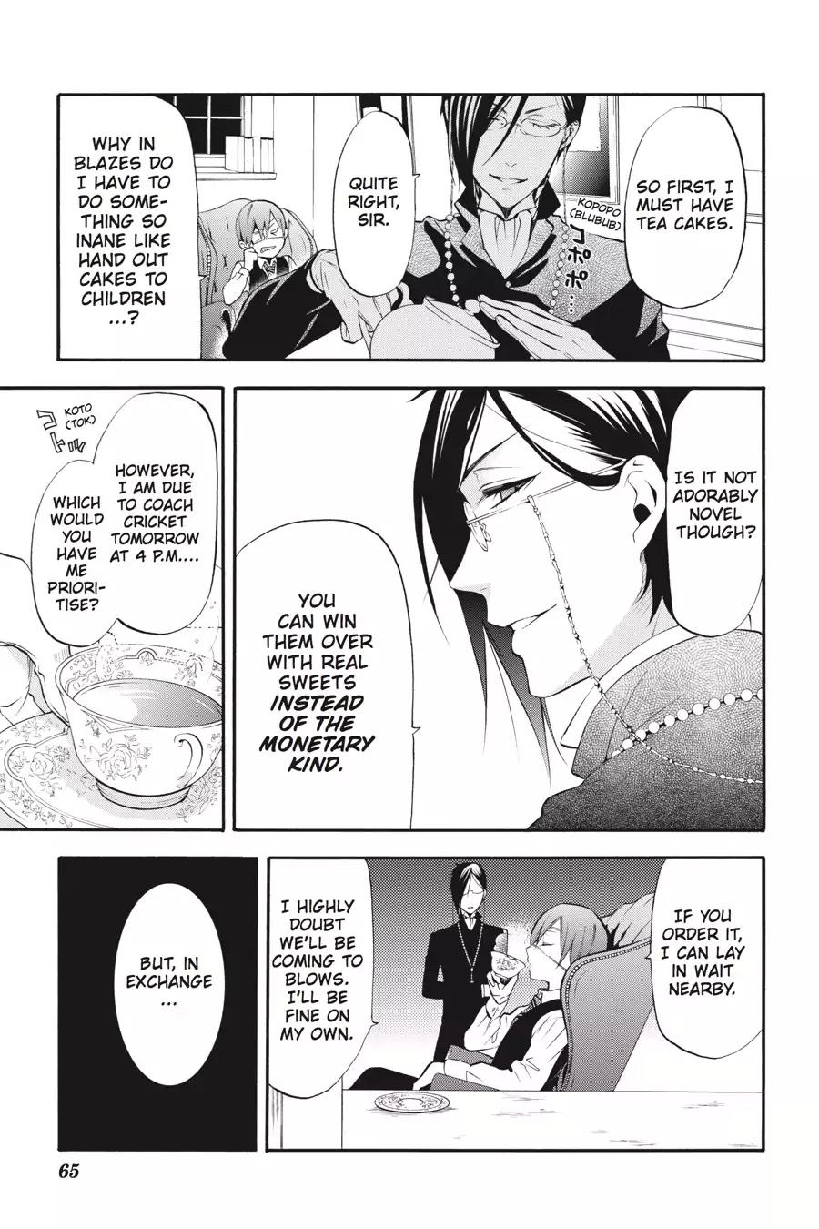 Kuroshitsuji Chapter 69 page 29 - Chapter 69: At noon: The Butler, In Disguise
